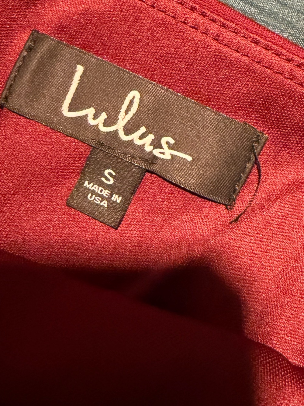 Lulus Burgundy Bodycon Mini Dress Size Small - Picture 4 of 4